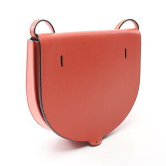 Loewe Handbags - LOEWE heel Shoulder Bag leather orange